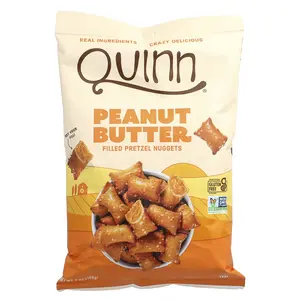 Quinn Snacks Filled Pretzel Nuggets, Peanut Butter, 7 oz (198 g)