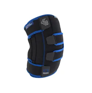 Shock Doctor Ice Recovery Compression Knee Wrap Brace Large-X-Large Black