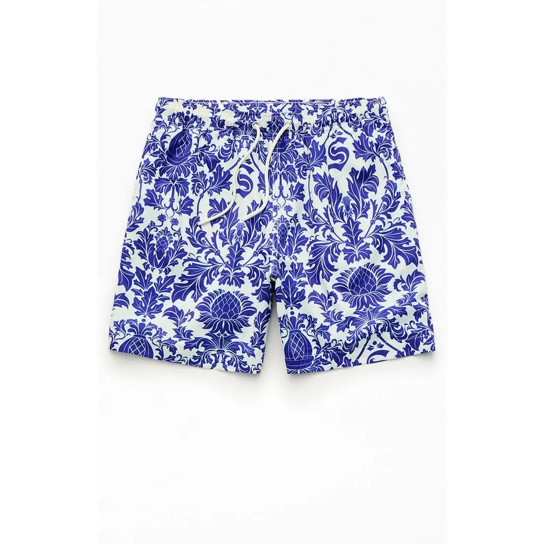 PacSun Men's Sopranos Decor 6" Swim Trunks