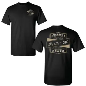 Pontiac GTO 1968 Muscle Car T-Shirt – American Legendary Vintage Badge Graphic Tee, Retro Classic Car Design, Soft Cotton Blend Shirt for Men & Women, Perfect Gift for GTO Fans & Collectors