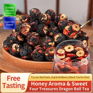 Essential Autumn/Winter 2026 Tea Drink: Four Treasure Dragon Pearl Tea with Red Dates, Goji Berries, Mulberries,nd Lapsang Souchong, Honey Aroma and Sweetness