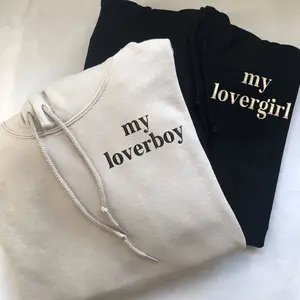 My Loverboy & My Lovergirl Matching Hoodies – Custom Couple Sweatshirts