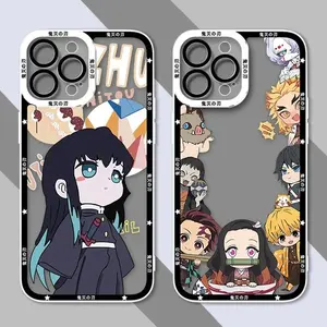 Lovely Demon Slayer Case for iPhone 17,16,15,14,13,12,11,Pro,Max,Plus Phone Cover Soft Silicone Back Cover Funda