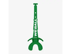 Hypr-Flow Mouthguard (Kelly Green) - Universal Fit Lightning Bolt Grip Bite Pads