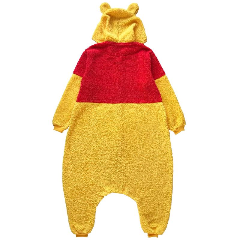 Disney Winnie The Pooh Kigurumi Adult Costume Union Suit Sherpa Pajama Outfit