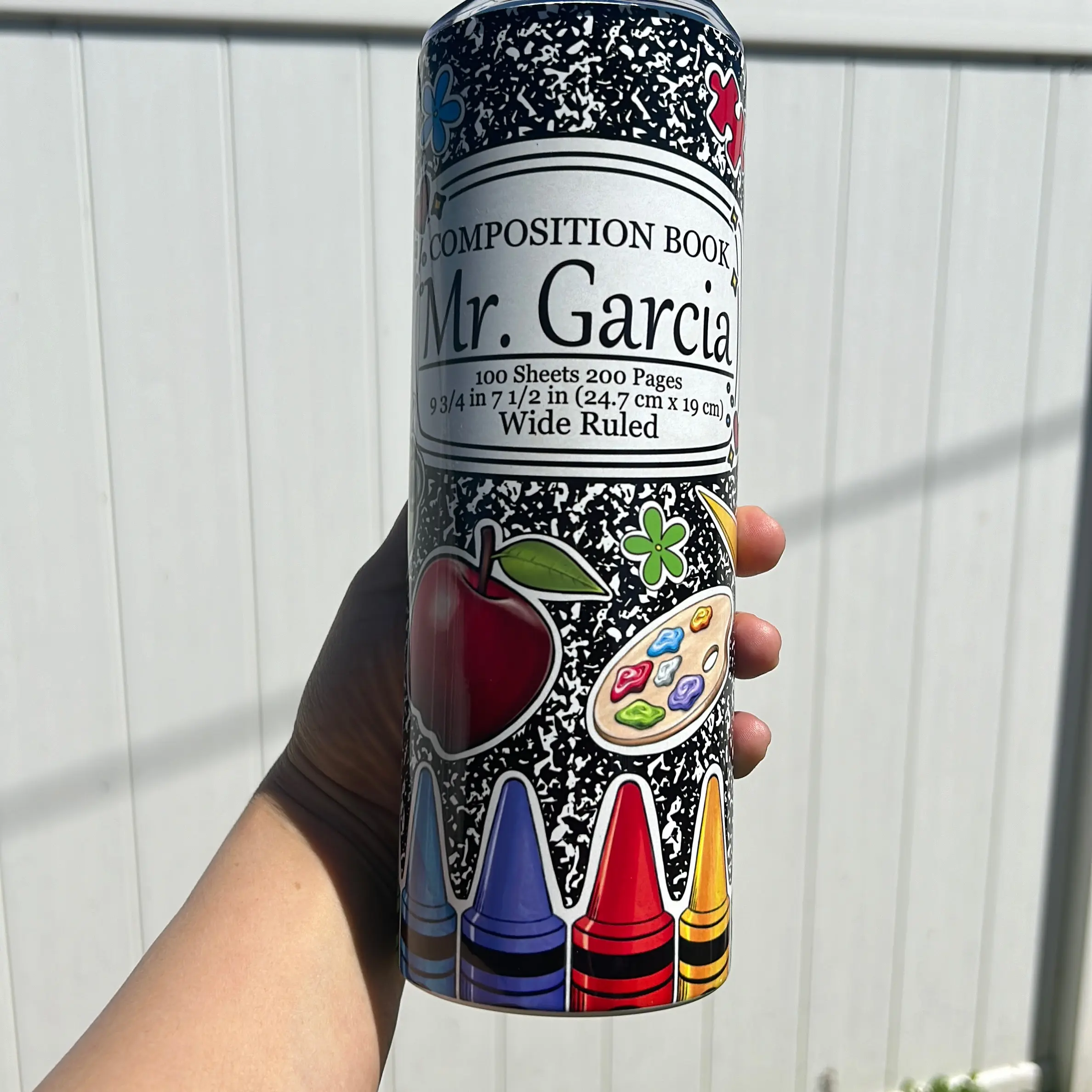 Teacher personalized tumbler