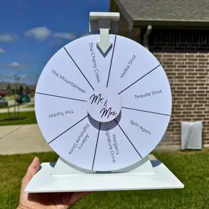 Wedding Games Roulette. Party Games Wheel. Baby Shower Fun Games.