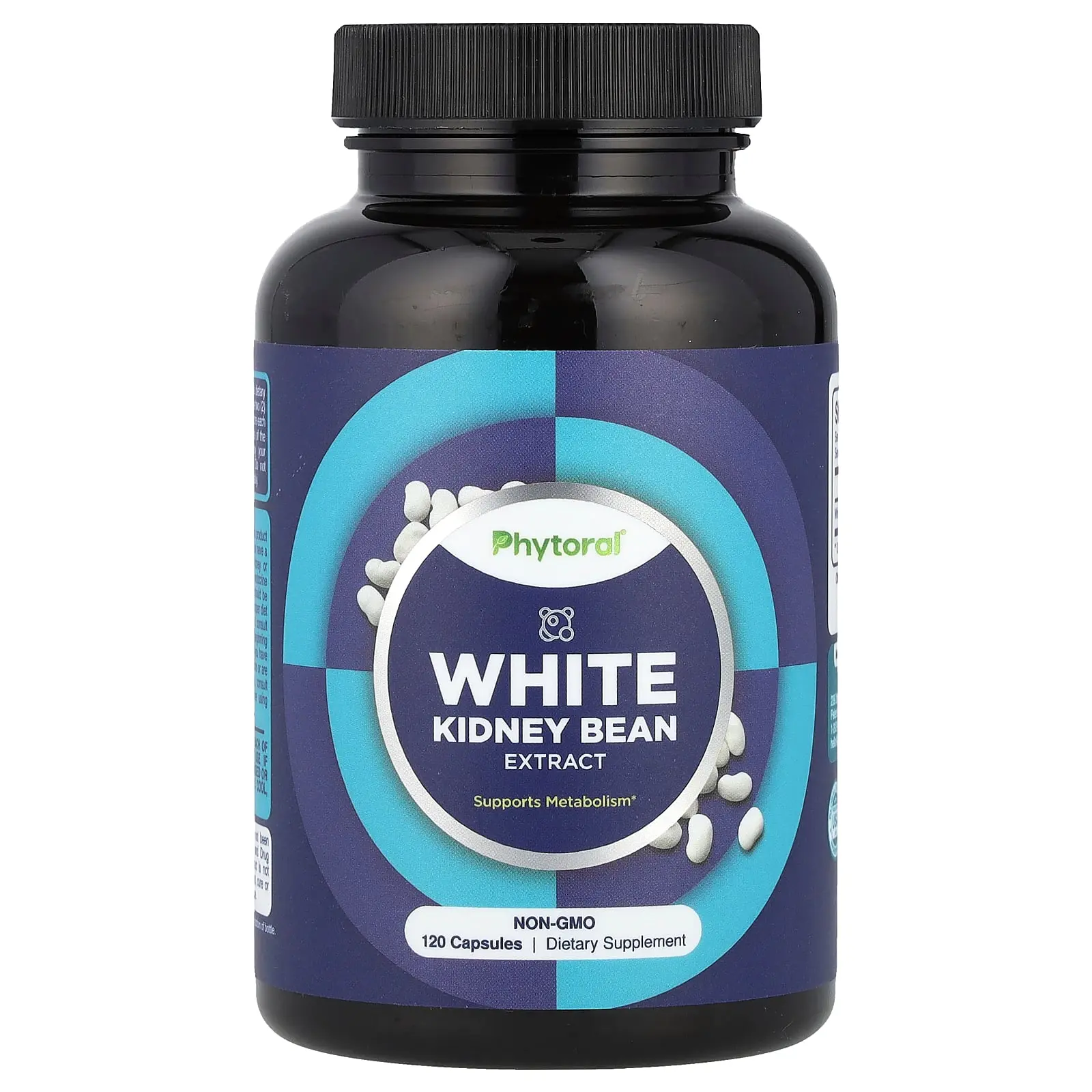 Phytoral White Kidney Bean Extract, 120 Capsules (600 mg per Capsule)