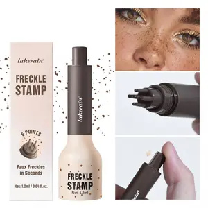 Natural Realistic Freckle Pen Waterproof Long-Lasting Stamp Style Freckle Pen, Non-Drip Liquid Makeup Tool for Flawless Look