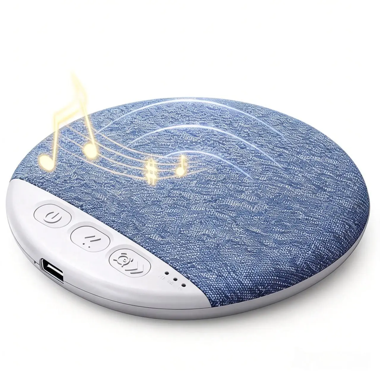 Side Sleeper's Dream: Ditch Painful Earbuds for Our Ultra-Thin Pillow Speaker with Built-In Sleep Sounds. Audio