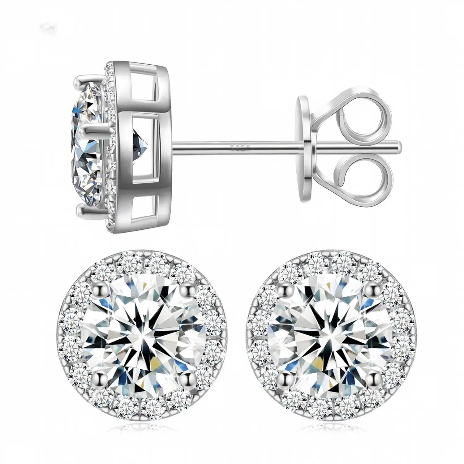【2026 TREND ALERT】S925 Silver Soft-Needle Studs | 2026 New Arrivals | Zircon Studs/Moissanite Style | Men’s Jewelry w/ Authenticity Certificate