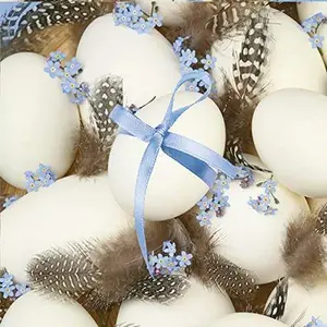 Easter Napkins Holiday Eggs Feather Decorative Paper Decoupage Napkin #3010