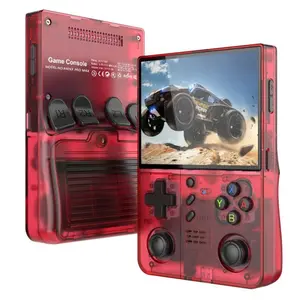2026 Upgraded Game Console R40xx Promax Handheld Gaming Device, Portable Handheld Console, Dual Joystick Online Multiplayer WiFi, HD IPS Screen, Retro Arcade Style