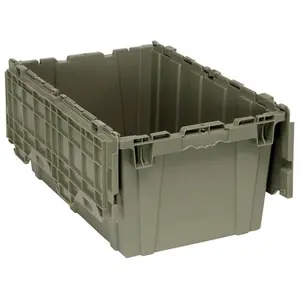 212 MAIN Heavy-Duty Steel Organiser Box - Large Size Attached-Lid Quantum Container for Tool Storage, 27x17.75x12.5 in (Ideal for Home Organizing Boxes)