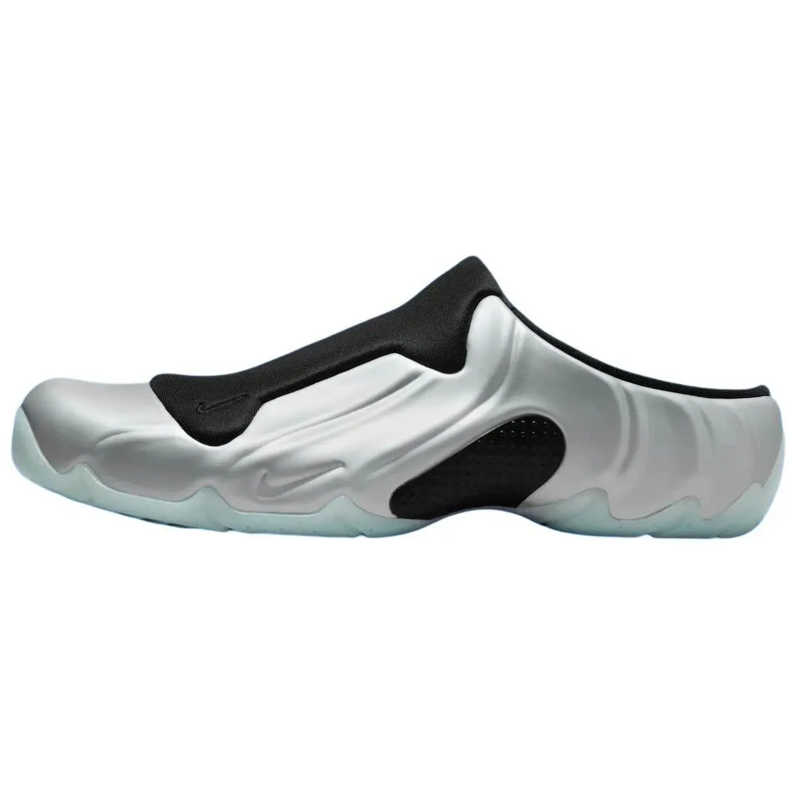 Nike Clogposite Chrome Stylish Comfortable Unisex Black Metallic Silver FQ8257-002