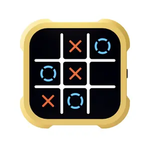 Tic Tac Toe Game developmental toys, 3 in 1 Handheld Puzzle Game Console, Portable Travel Games for Car Ride, Christmas 2025 Board Games for Adults, New Years Gift