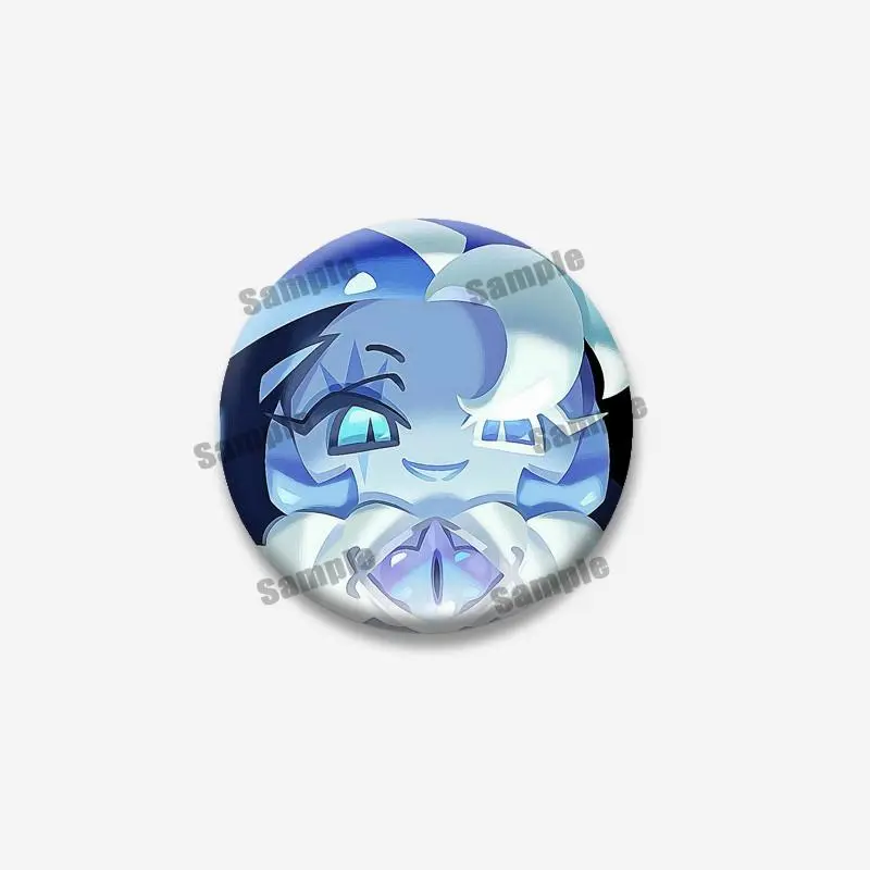 Shadow Milk Cookie Coin Badges Round Brooch on Backpack Hat Shirt Accessories Kawaii Game Jewelry Pins Toys Gift for Friend Kids