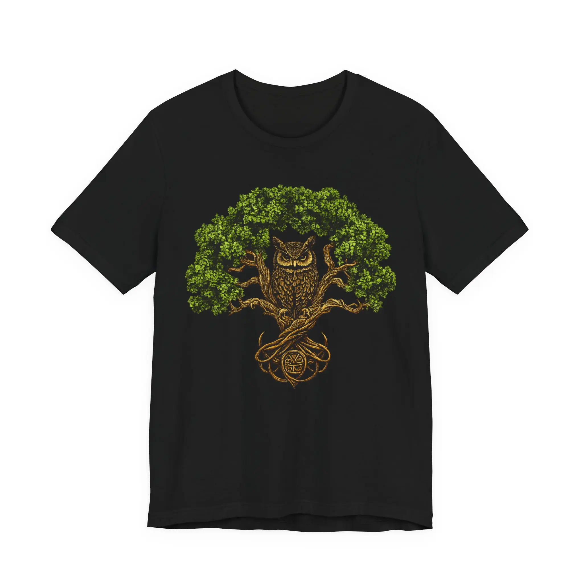 Celtic Owl Tree of Life Shirt | Mystical Forest Owl Tee | Nature Lover Gift | Woodland Boho Graphic T-Shirt | Pagan Celtic Art