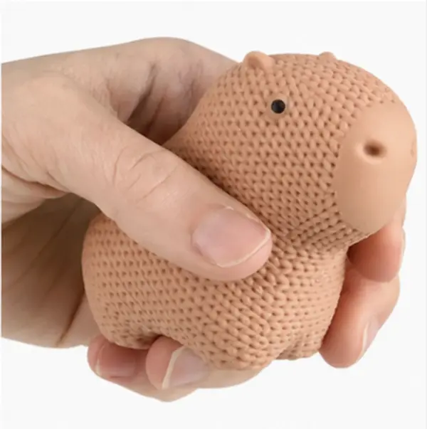 Capybara Squishy Stress Relief Toy - Adorable Capybara-Inspired Design, Fits Comfortably in Your Hand, Great for Stress Relief, Ideal Gifts and Stocking Stuffers