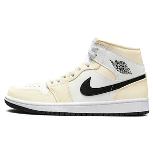 nike Jordan Air Jordan 1 Mid "Coconut Milk" Retro Basketball Shoes for Women