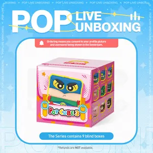 [LIVE UNBOXING] POP MART Crayon Shinchan POP CUBE-3 Series Figures Blind Box