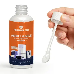 FURRELOR Appliance Touch Up Paint, 2 In 1 Appliance Paint, Suitable For Refrigerators, Dishwashers, Dryers, Washing Machines And Household Electrical Appliances. (50ml/1.7Fl Oz)