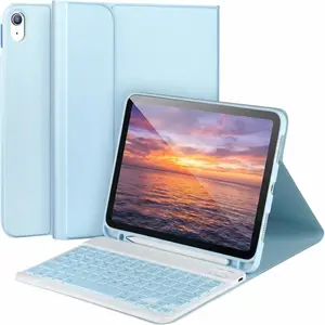 iPad Case with Backlit Keyboard  Wireless Detachable Folio Cover – 11th Gen (2025) & 10th Gen (2022)
