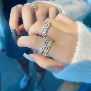 Shimmer & Sparkle CZ Cocktail Ring