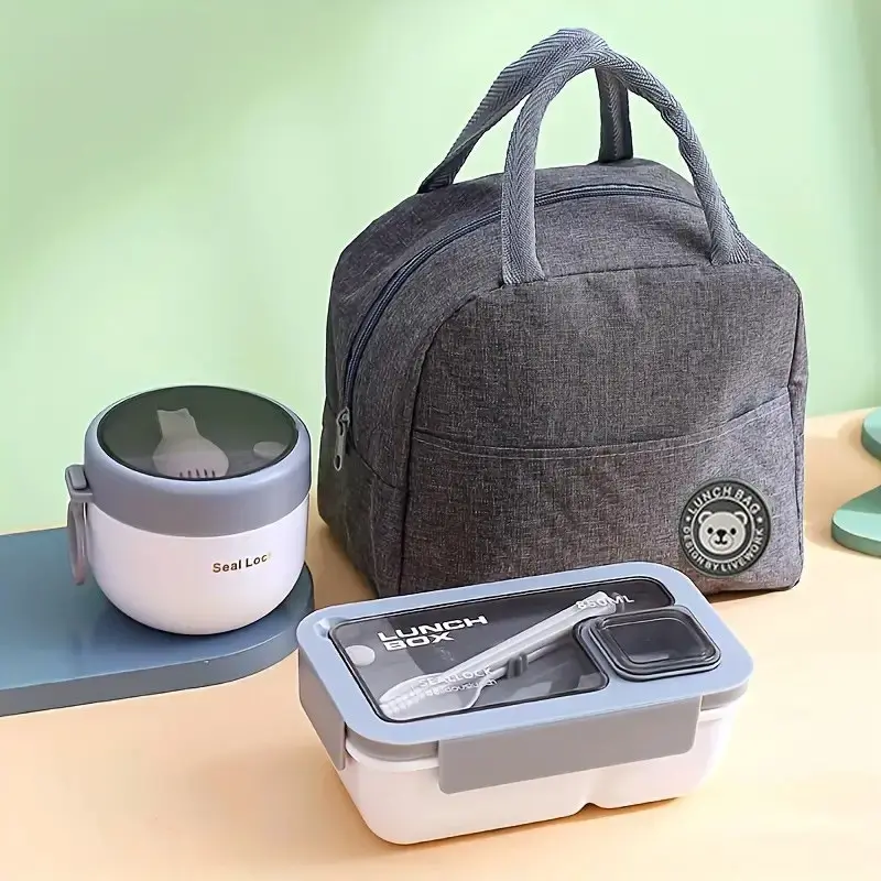 1100ML white [lunch box+cup+bag]