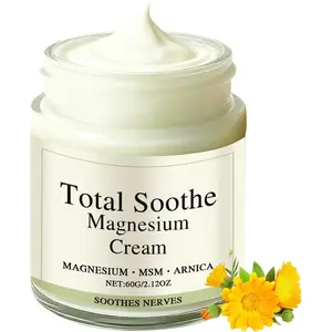 Total Relief Magnesium Cream, Magnesium Arnica Cream with Mineral Delivery Formula, MSM & Arnica Fast-Absorbing, Non-Greasy Joint Relief for Everyday Joint & Muscle Comfort (1 pcs)