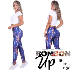 Legging levantacola colombiano marca,BON BONUP negro Ref.1158