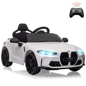 12V Kids Ride On Toy Car,Electric Kids Ride-On Car Powered Vehicle Car for Boys and Girls, W/USB, Mp3,Bluetooth,Led Light,Parents Remote Control,3 Speeds,for Boys and Girls-White