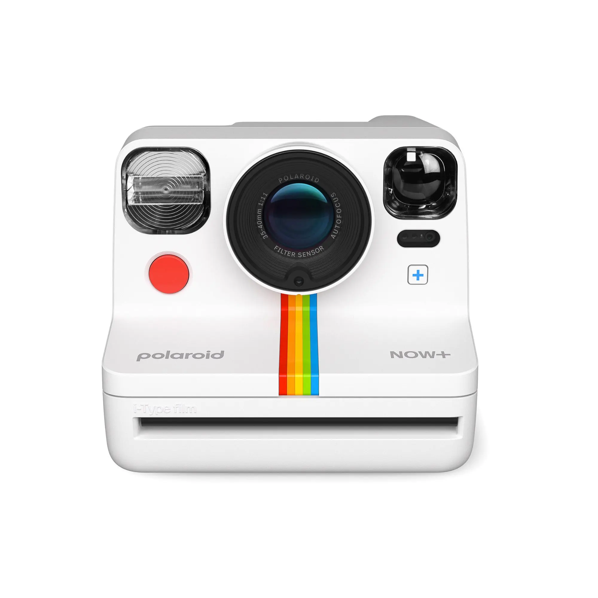Polaroid Now+ Generation 2 Instant Camera (White) - Built-in Lens, Mobile Connectivity, Film Camera Aesthetic, Creative Photography Tool
