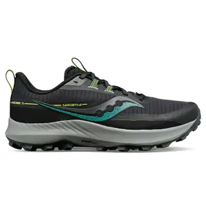 Saucony Mens Peregrine 13 Trail Trail Running Sneakers Shoes - Black