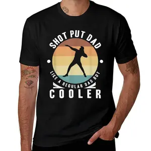 Track And Field Thrower Shot Mens T Shirts Cotton Short Sleeve T-Shirt Crew Neck Tees Casual Shirt