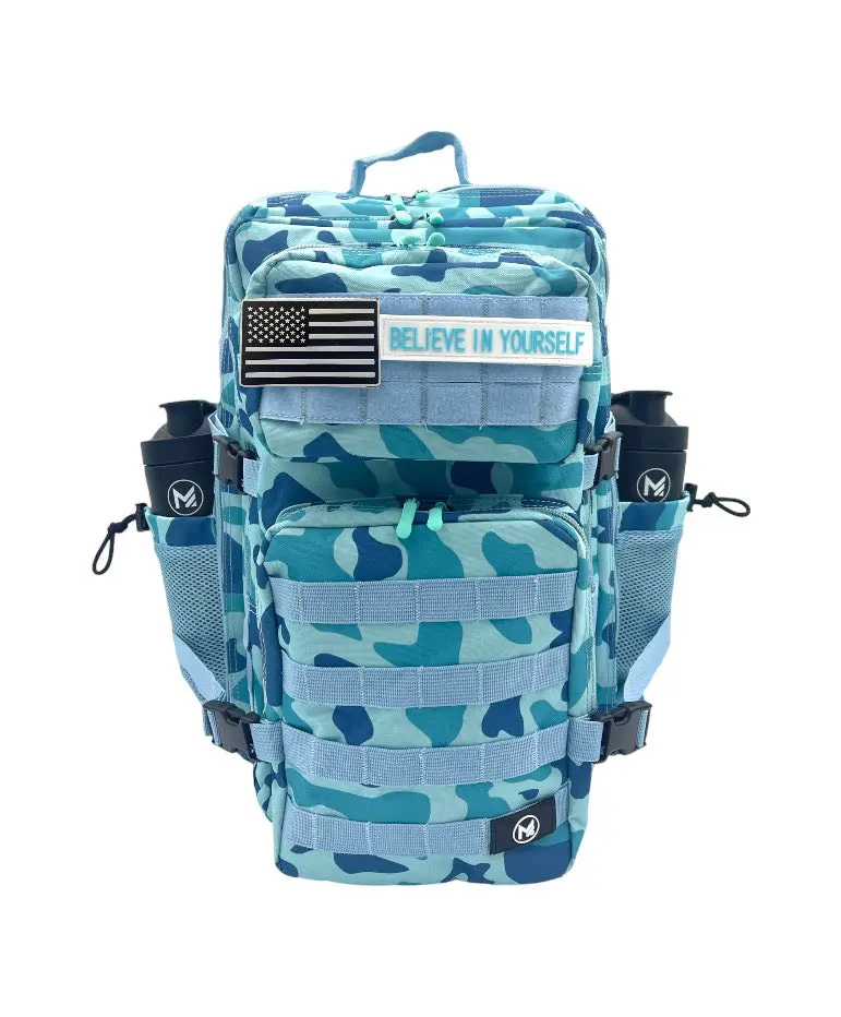 Macky Tactical Backpack, 45L - Blue Camo Functional Luggage Bag