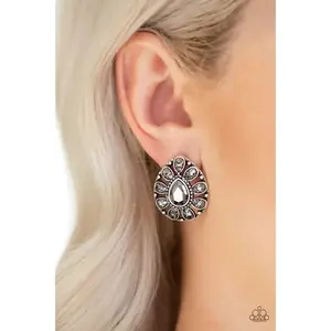 Treasure Retreat - Silver Earrings - Paparazzi