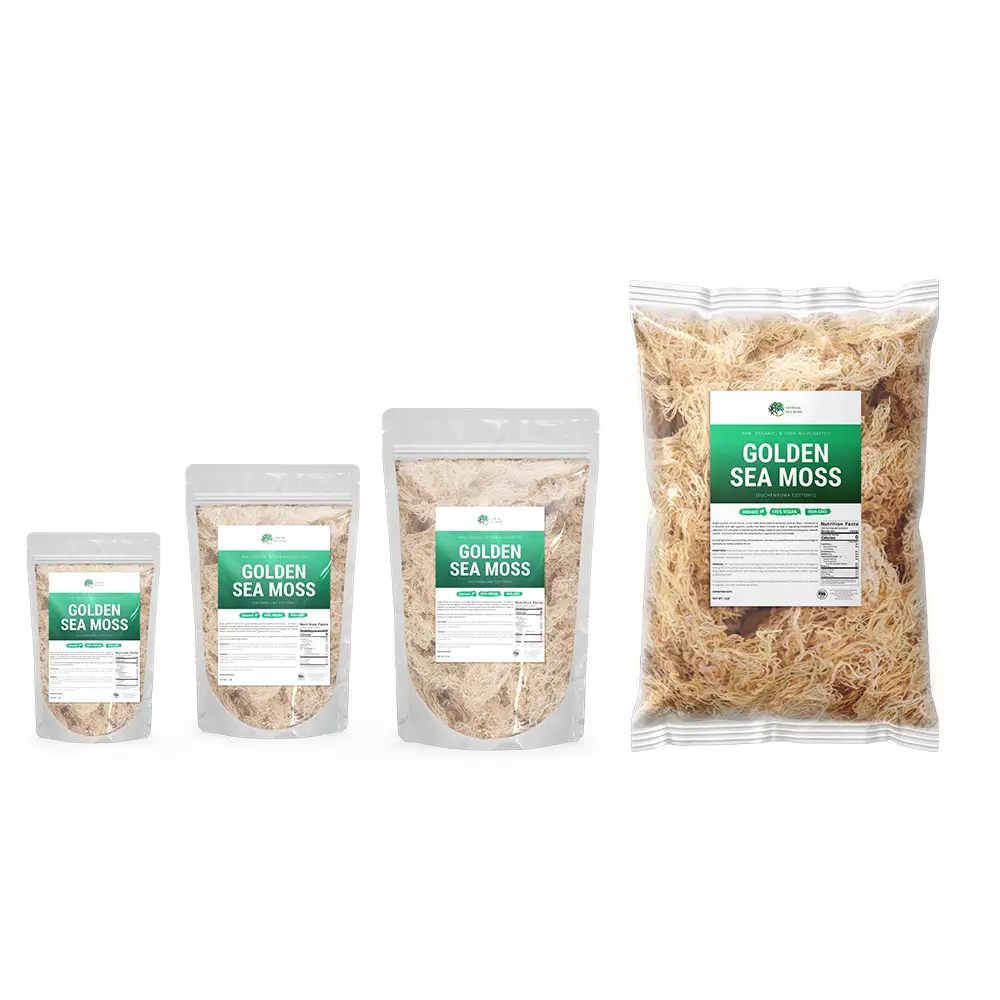 Raw Golden Sea Moss from Official Sea Moss LLC - Nutrient-Rich and Pure - Dried, Natural