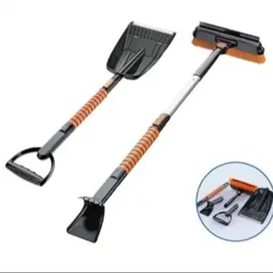Car Snow Shovel Brush, Window Glass Ice Scraper Tool, Winter Frost Removal Brush, Car Windshield Snow Remover, Vehicle Ice Scraping Board