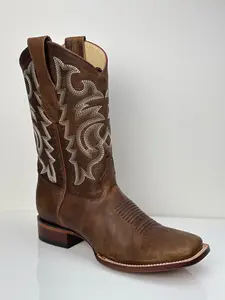 Men's Rage Wide Square Toe Western Boot - Los Altos