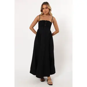Alena Midi Dress - Black