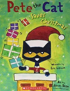 USED Book - Pete the Cat Saves Christmas by Eric Litwin (Paperback)