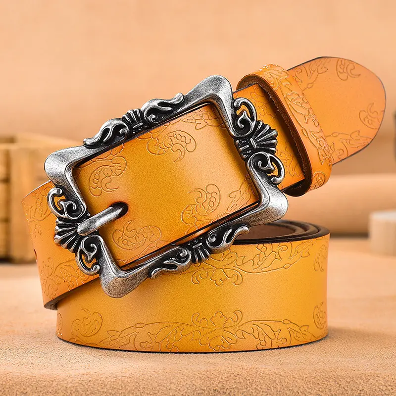 Silver buckle   camel color