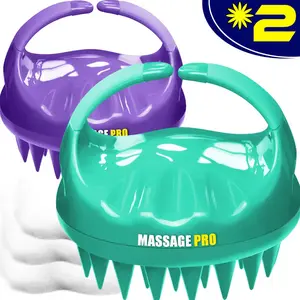 2 Pack Scalp Hair Massager Scrubber Brush Cbiumpro Body Care Comfort