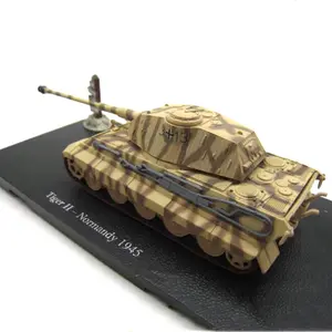 14cm Alloy 1/72 WWII Normandy German Army King Tiger Heavy Tank Model Xmas Gift