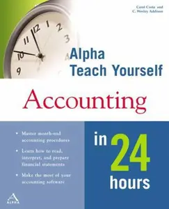 USED-Alpha Teach Yourself Accounting in 24 Hours by Carol Costa (Paperback)