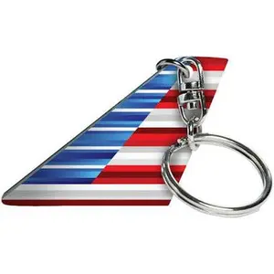 American Airlines Airplane Tail Key Chain