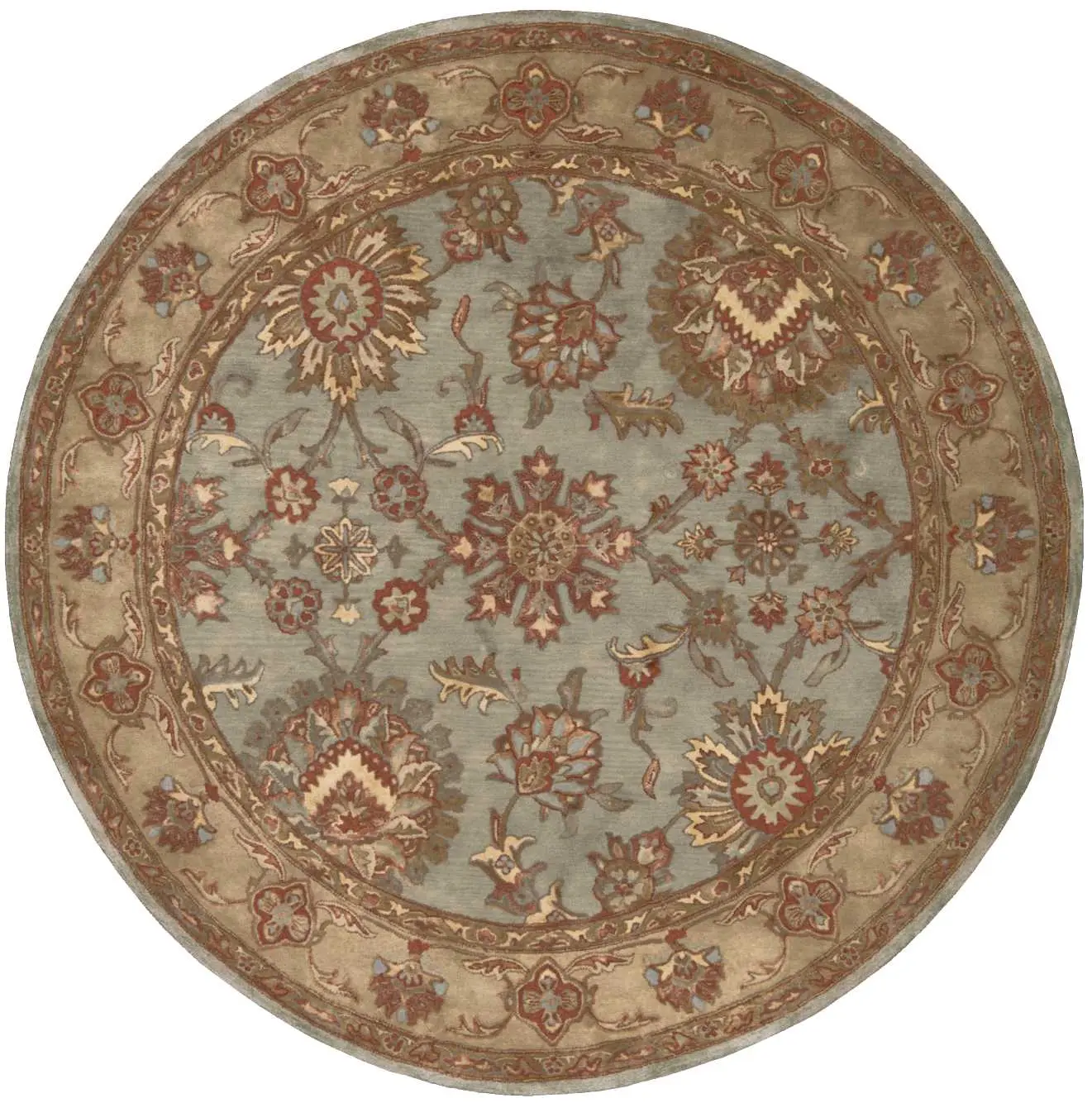 Nourison Home Jaipur JA19 Aqua Traditional Tufted Rug