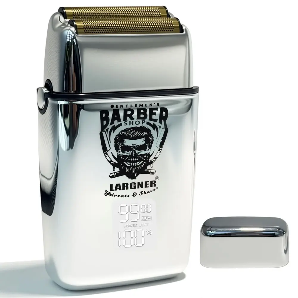 Largner Silver Color Multi-Function Razor, Quick Charge Long Battery, USB Car Charger, Portable Wet/dry Shaver, Rechargeable Shaver, Razors Rechargeable, Travel Shaver, Cordless Portable Shaver, Rechargeable Shaver Machine, Gift for Men