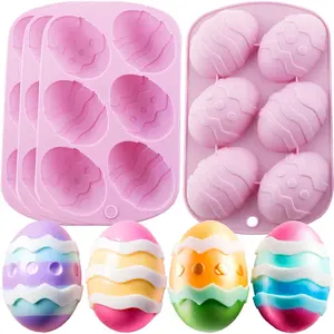4 count Easter Eggs  Mold Half Egg Mold  Easter Egg Molds  Mold Easter  egg mold Breakable easter egg mold 24 Cavities Easter Egg Candy  Mold for Cake  Jelly